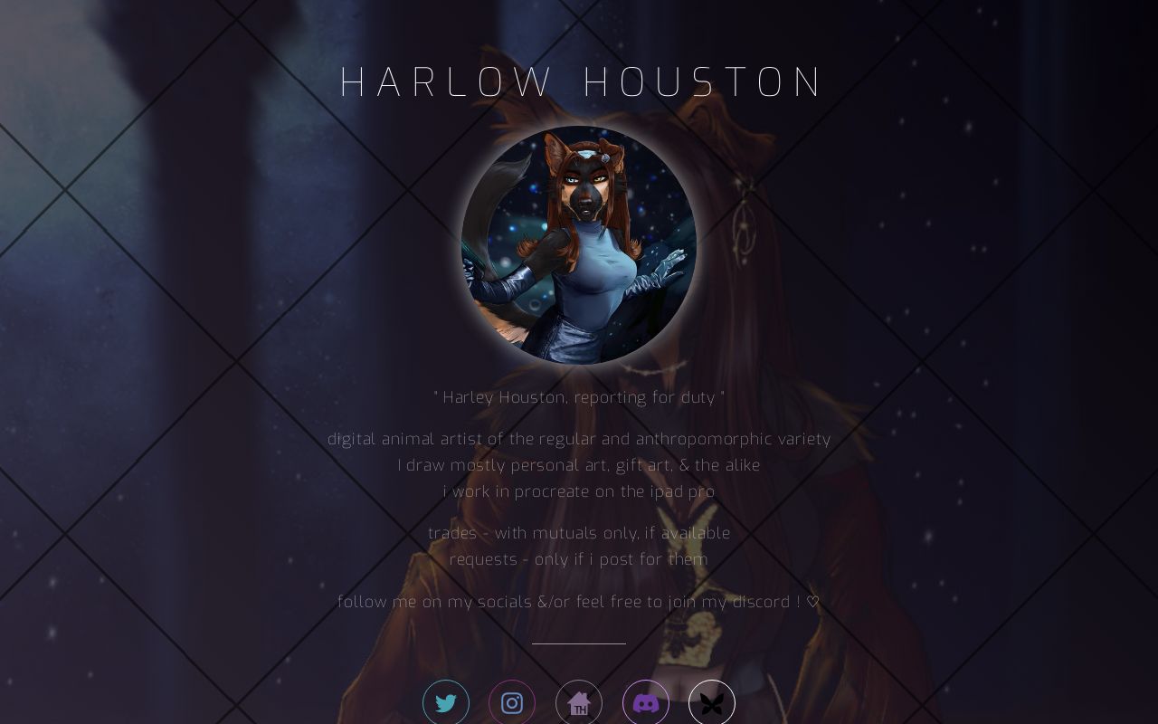 Carrd profile picture for @houston